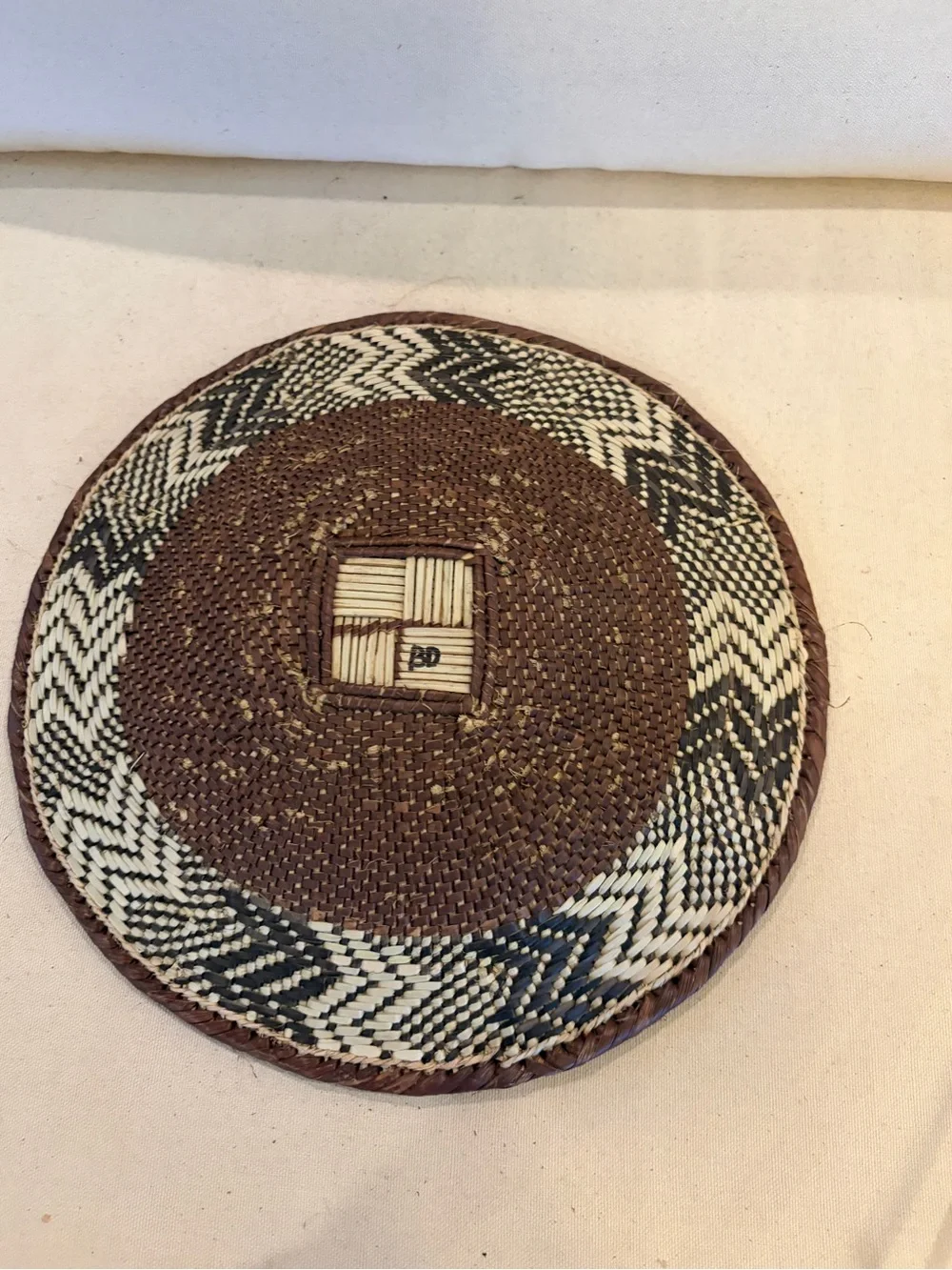 One of a Kind! NEW Woven Basket. Made by Binga people of Zambia Zimbabwe Africa